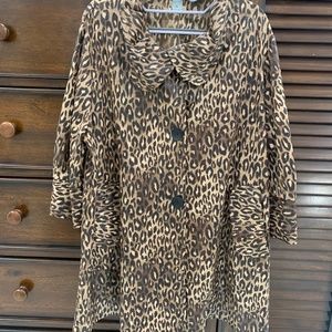 Damee cheetah shiny jacket